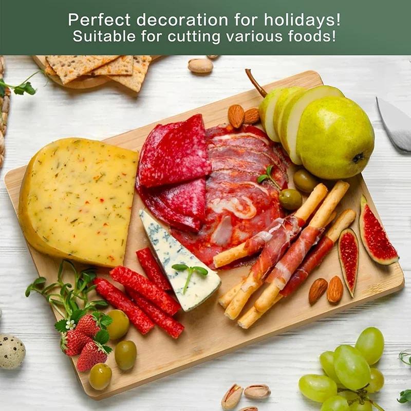 Wooden Cutting Board Double-sided Available Wooden Thickened Boards For Meat Fruit Vegetables Totally Bamboo Food Cutting Table