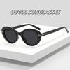 Unisex New Retro Oval Full Frame T Sunglasses Fashion Street Photography Trend Sunglasses Outdoor Driving Uv400 Sunglasses