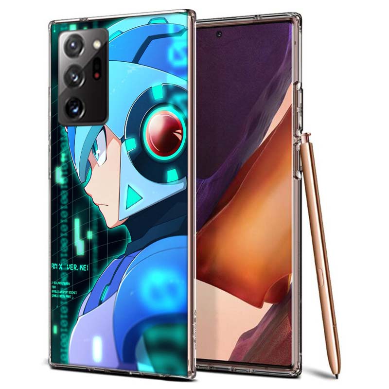 Game M-Megaman R-Rockman Phone Case for Samsung A55 A35 A25 A15 A07 A05S A16 A17 A26 A36 A37 A56 A57 Galaxy Note 20 10 A50S A71