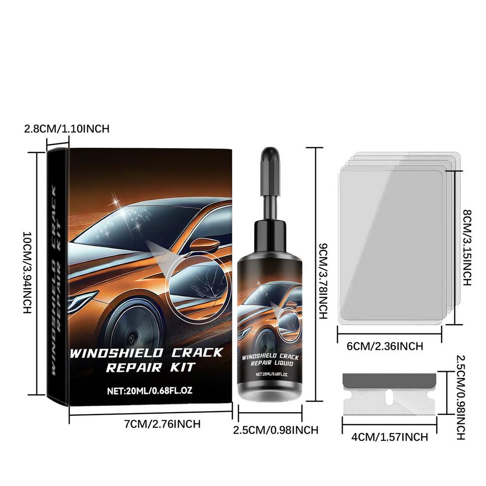 

Жидкость для восстановления царапин и трещин на лобовом стекле Средство для ремонта царапин и трещин на лобовом стекле Инструменты для нано-смолы для удаления царапин на оконном стекле