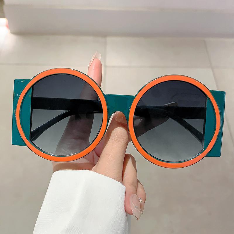 Fashion Irregular Gradient Shades Women Ins Brand Design Sunglasses Multi Color Decor Outdoor Sun Glasses for Ladies