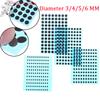 Heißer Durchmesser 3/4/5/6 MM 4 GrößenSchwarze leitfähige Gummi-Pads Tastatur-Reparaturkit Für IR-Fernbedienung Leitfähige Gummi-Tasten