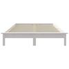 Solid Wood Bed White 140 X 200 Cm Pine