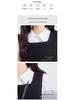 College Style Sleeveless Dress Set for Students and Teachers - Vest & Shirt Outfit for Interviews and Teaching