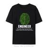Lustiger Ingenieur Ist Gehirn Lustig Sarkastisch Ingenieurwesen Weit verbreitet Herren T-Shirt Lässiges T-Shirt Hip Hop Streetwear Baumwoll-T-Shirt