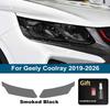 For Geely Coolray Coolray L High Gloss Smoke Black Pre-Cut Headlight Protection Film TPU PPF Kit Anti-Scratch Vinyl Wrap Cover