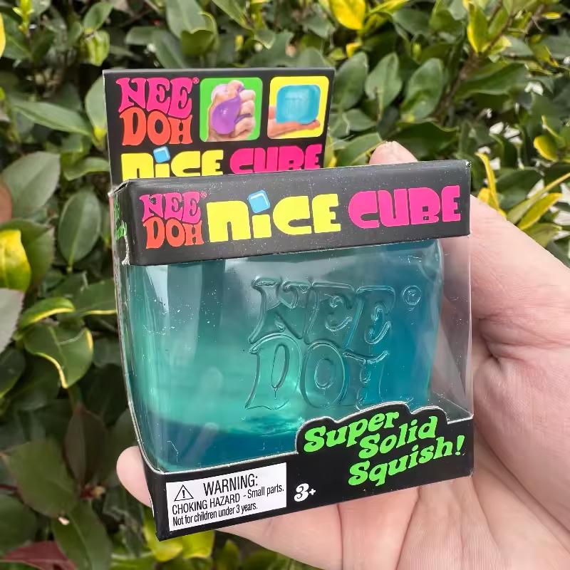 ** New Schylling Needoh Nice Cube, Sensory Toys, Anti-Stress Blocks Stress Relief Jigsaw, Pressure Relief, Souvenir For Kids
