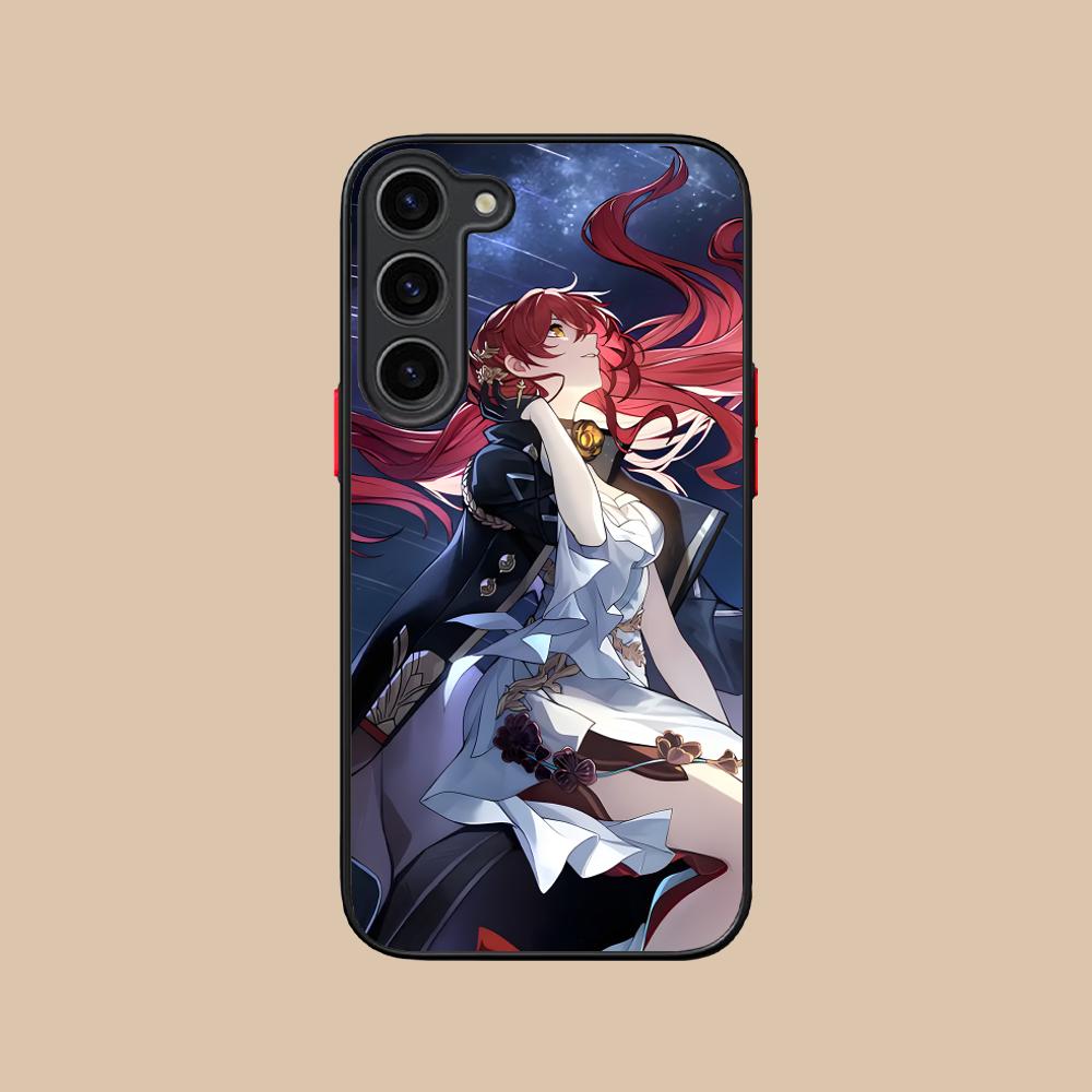 HSR Himeko Silicone Mobile Phone Case for Samsung Galaxy S26 S25 S24 S23 S22 S21 Plus FE Ultra Colorful Cover