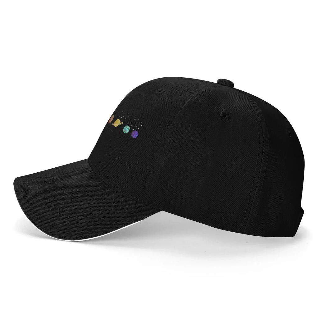 Summer Solar System Planet In Space Stars Baseball Cap Sun High Quality Design Washed Trucker Hat Unisex Men y2k Retro Caps