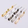 50pcs 15/20/25/30/35/40mm Brooch Clip Base Pins Brooch Pin Base Brooch Settings Blank Base For DIY Jewelry Making Supplies