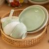 Mod Lanka Cream Style 10-inch Double-Handle Soup Bowl