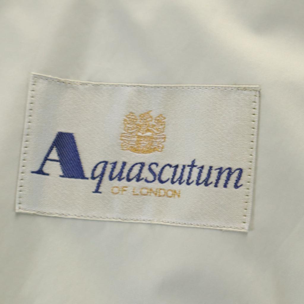 Aquascutum 90s Made in Japan Old Stainless collar coat 4S Gurege Women Used