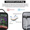 Stray Cat Game 0 Thermal Lunch Box for Women Children Lightweight Food Boxes Thermal Lunch Box Tote Built To Last Long Term