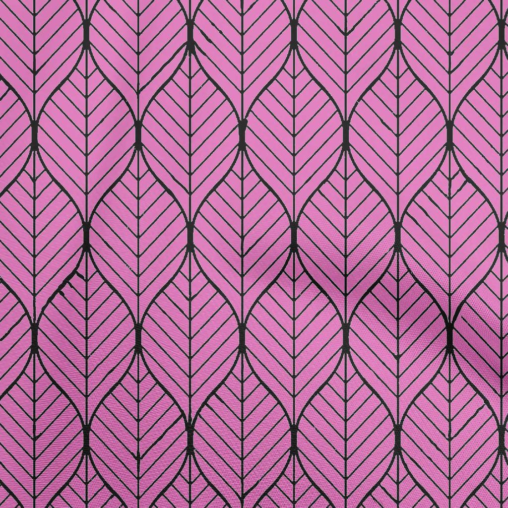 oneOone Cotton Flex Medium Blue Fabric Geometric Ogee Sewing Fabric By The Yard Printed Diy Clothing Sewing Supplies 40 Inch