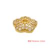 ZHUKOU 1 Piece 3x10mm Exquisite brass crystal bead cap for fashion handmade bracelet necklace earrings accessories model:VH12