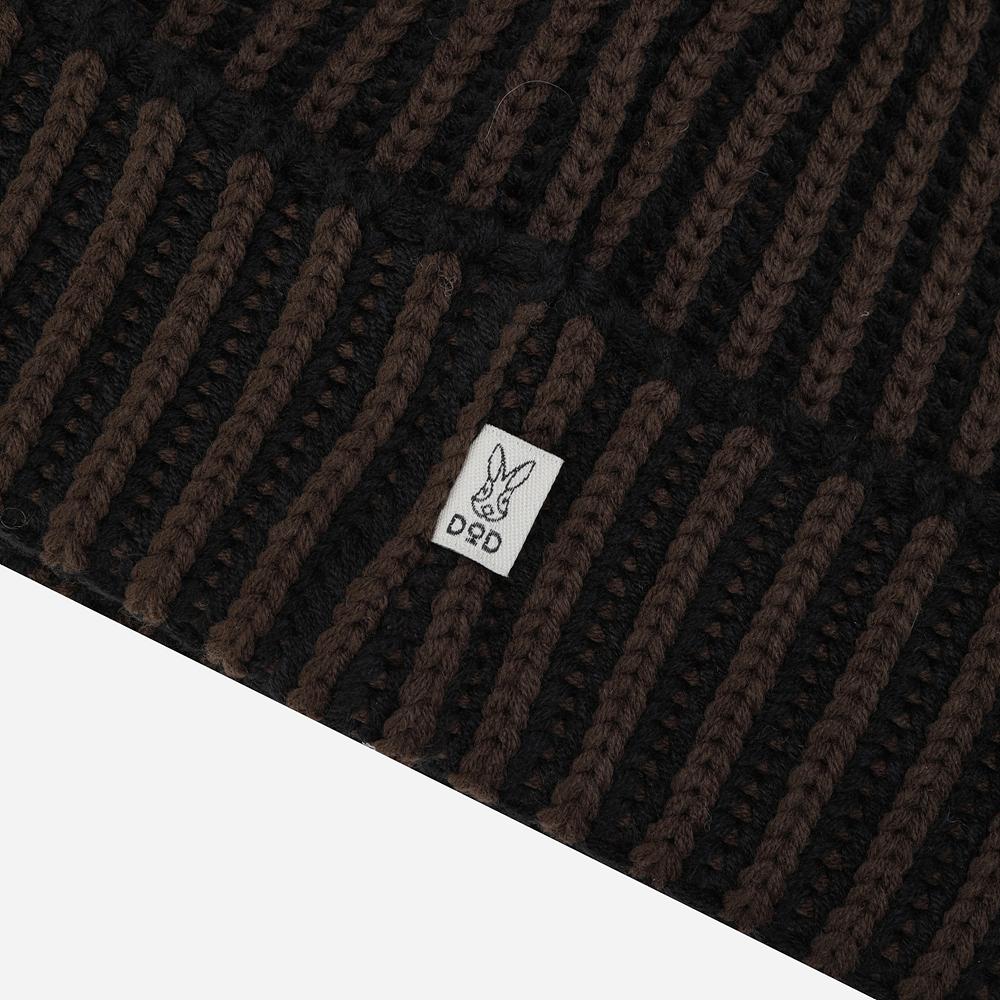 DOD Cozy Pom-Pom Beanie (Black)