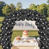 Schwarz 5 Zoll, 10 Zoll, 12 Zoll, 18 Zoll, 36 Zoll Rund Latex Geburtstagsparty Dekoration