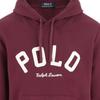 Polo Ralph Lauren Mikina s kapucí a potiskem písmen s dlouhým rukávem Pánská mikina Červená 710952040-004