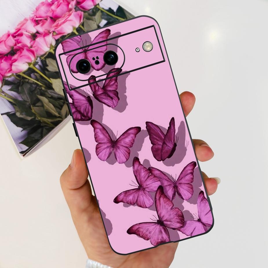 For Google Pixel 8A Case Pixel8 Pro New Fashion Painted Cover Soft Silicone Phone Case For Google Pixel 8 Pro Pixel8A Funda Capa
