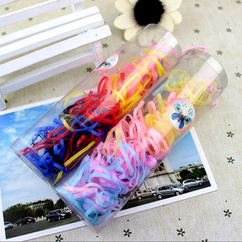 Schwarze elastische Gummibänder: Große Fass-Haargummis und -Seile für Kinder