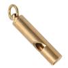 Survival Whistle with Keychain Brass High Decibel Emergency Whistle for Outdoor Camping