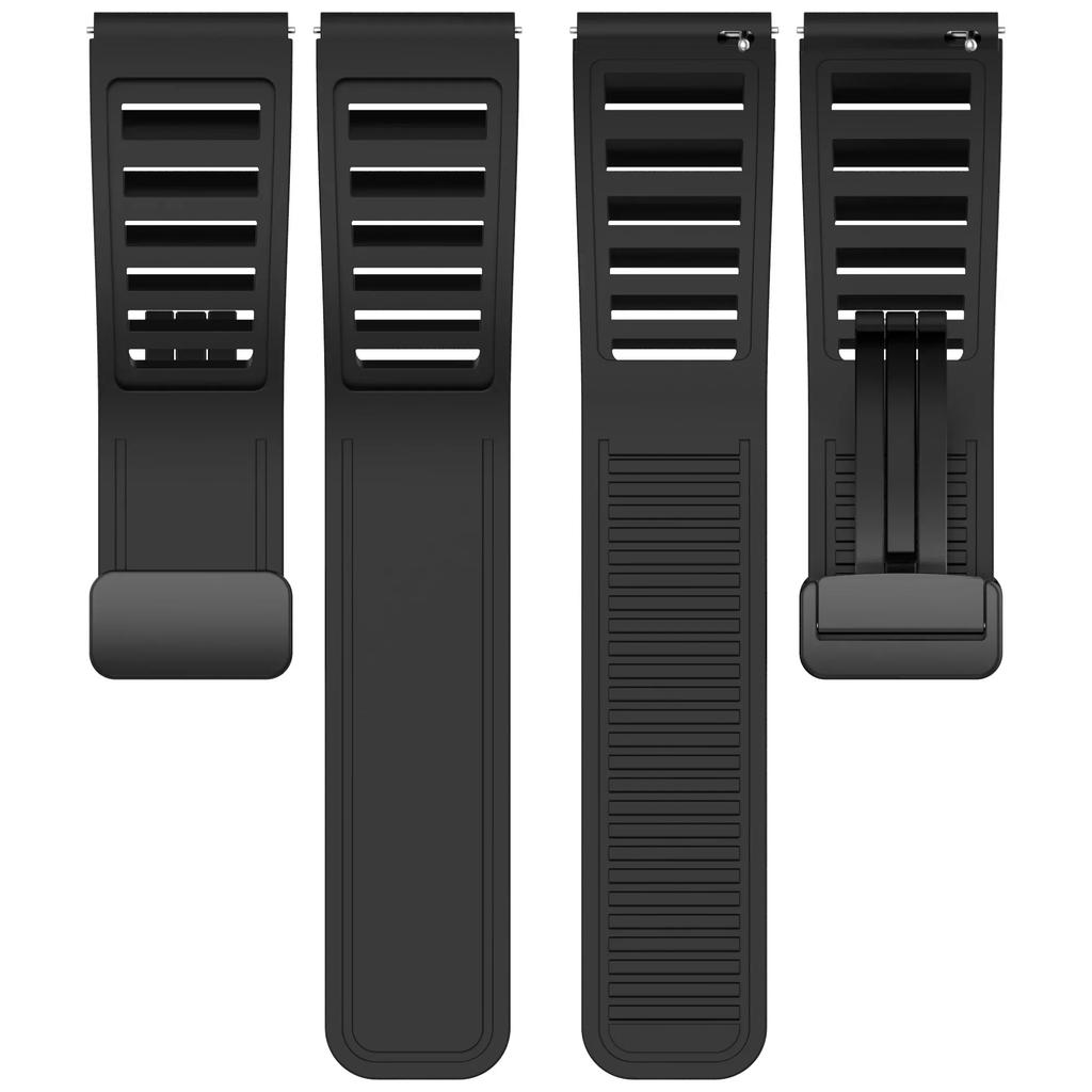 22mm Silicone Magnetic Buckle Band for Redmi Watch 3 Active/Lite Smartwatch Replacement Band for Xiaomi Redmi Watch 3 Lite Strap