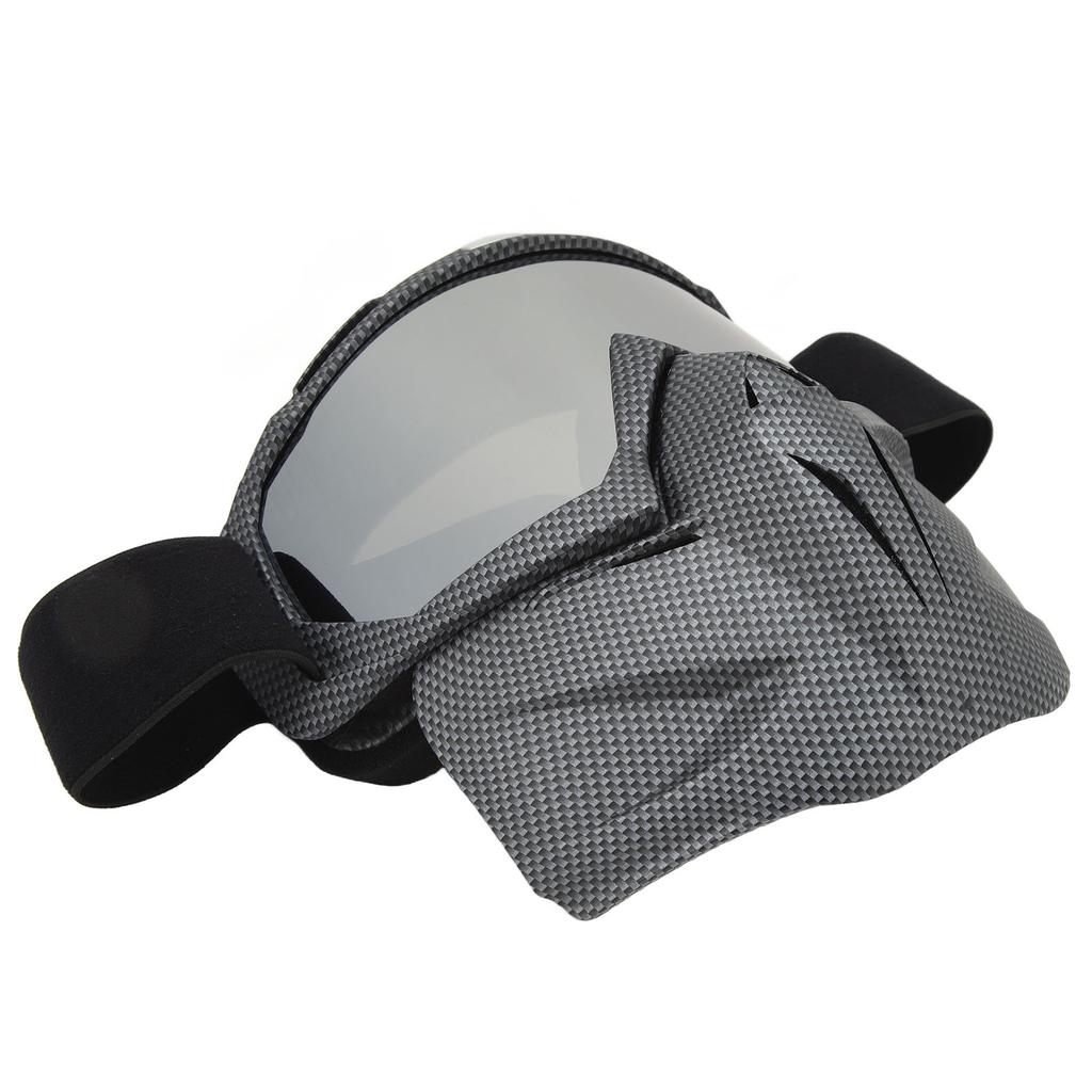 Motorcycle Face Mask Goggles Dust Wind UV Proof Riding Glasses Closed Removable Protective Glasses