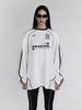 Badblood Retro Korean-American Embroidered Mesh Long Sleeve Jersey