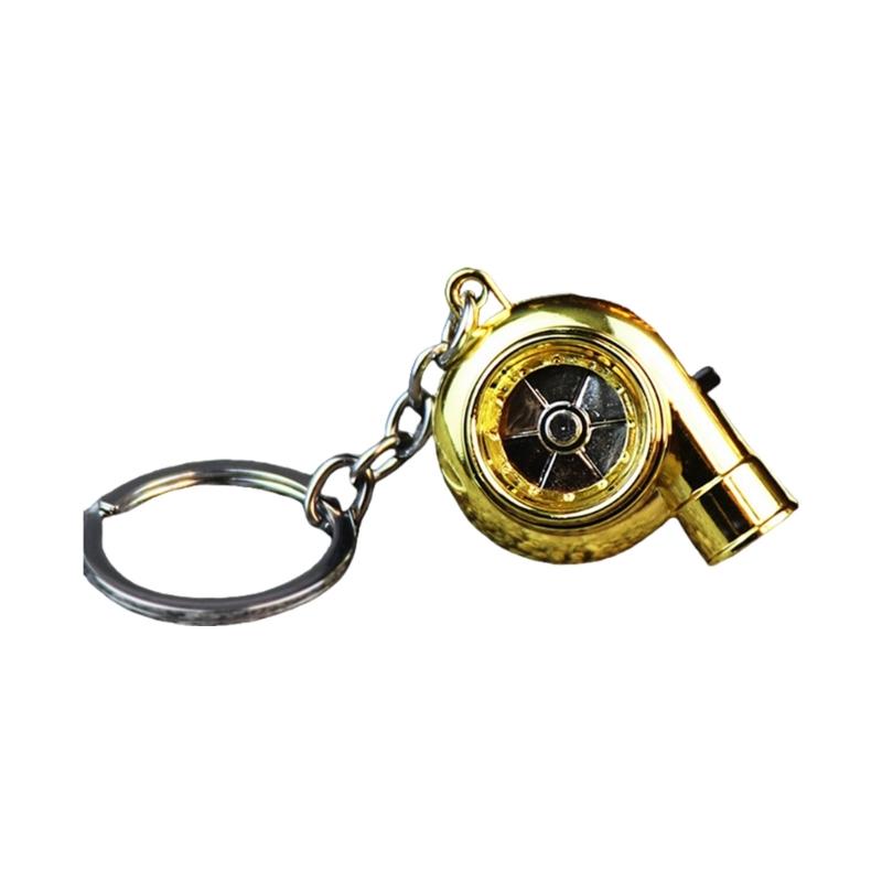 Metal Turbines Keychain Offering LED Illuminations Stylish Key Pendant Suitable for Camping and Nighttime Activities