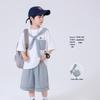 Boys' Summer Cotton T-Shirt & Shorts Set
