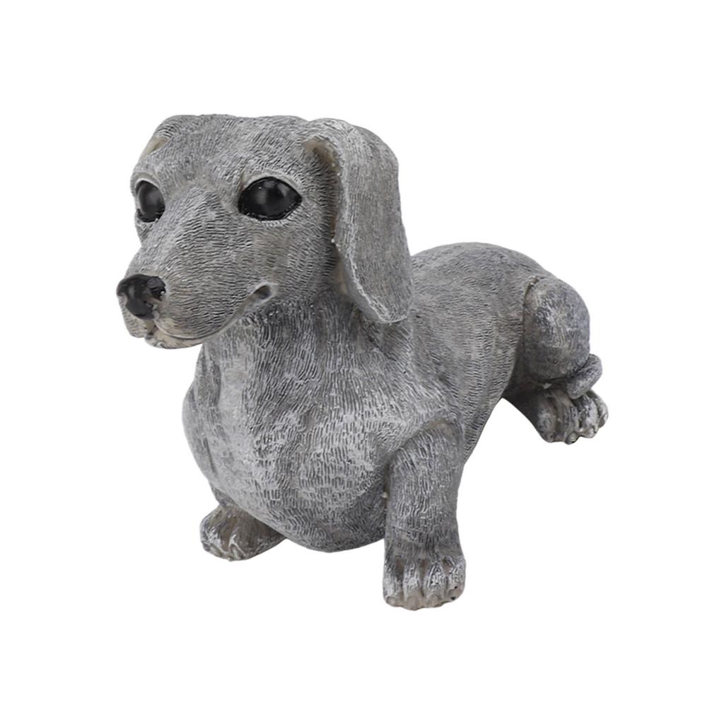 Dachshund Figurine Resin Dachshund Sculpture Outdoor Statue Ornament Dog Lover Gift For Garden