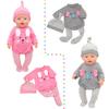 Doll Suit Fit For 43cm Born Baby Doll 17 Inch Reborn Doll Clothes And Acssories