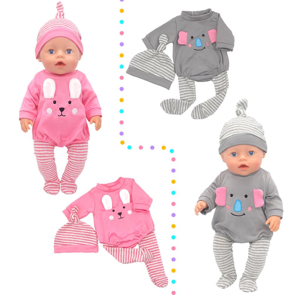 Doll Suit Fit For 43cm Born Baby Doll 17 Inch Reborn Doll Clothes And Acssories