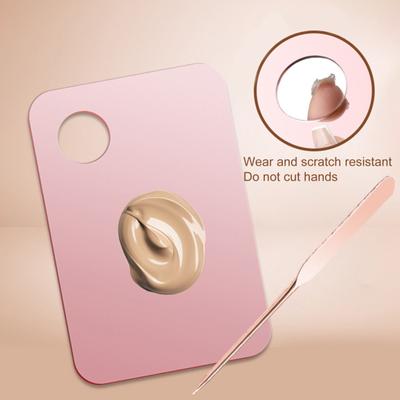 Yousheng Nail Palette Customize Your Nail Colors with Smooth Textured Nail Art Palette with a Tuning Rod Acrylic Plate