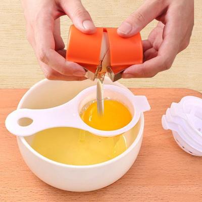 2Pcs Eierschale Opener Werkzeug Ei Shell Cracker Edelstahl Ei Schäler