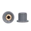 50Pcs Potentiometer Knob Cap Smooth Surface Burr Free Rustproof Corrosion Resistance WH118 2W 20S Kn
