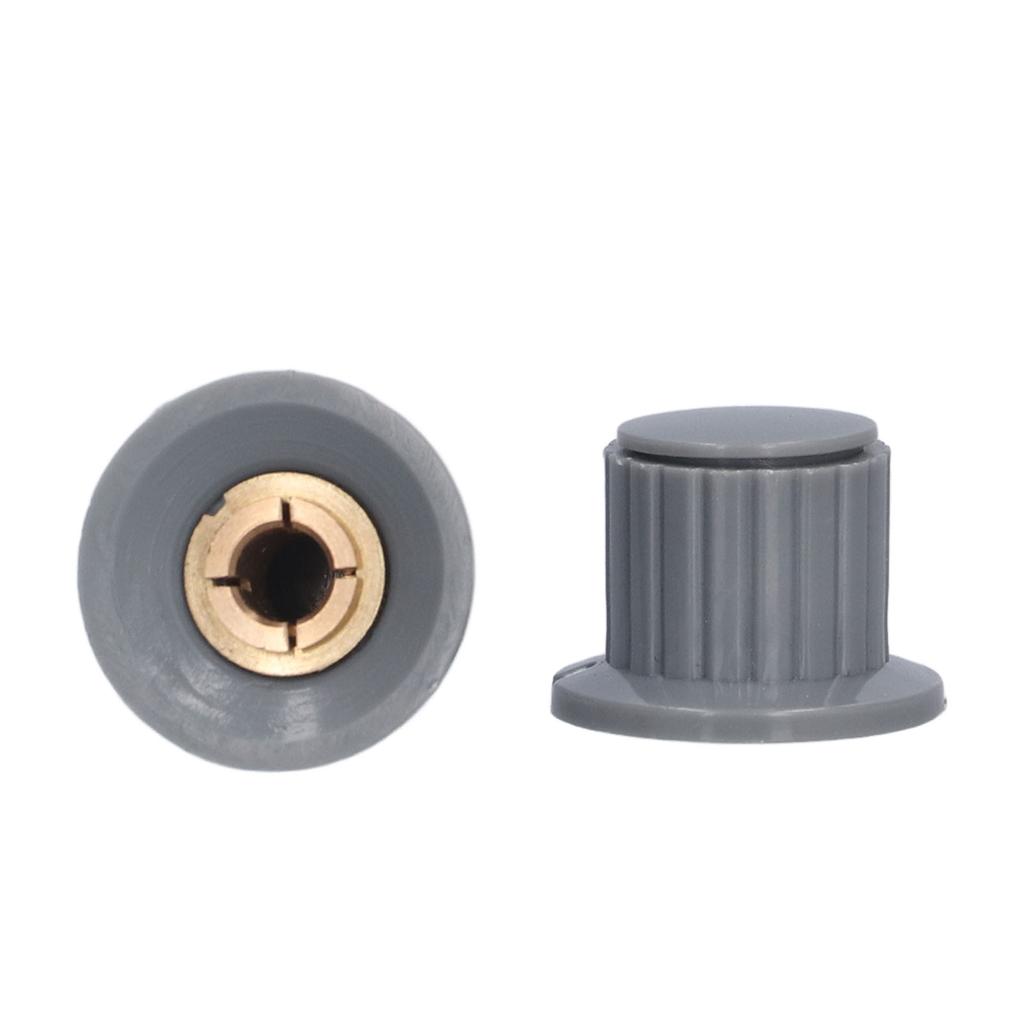 50Pcs Potentiometer Knob Cap Smooth Surface Burr Free Rustproof Corrosion Resistance WH118 2W 20S Kn