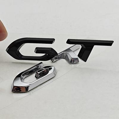 3D ABS Car Letters Logo GT Emblem Trunk Badge For Peugeot 208 2008 201 206 508 5008 207 408 4008 3008 308 GT Sticker Accessories