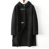 Women's Elegant Woolen Overcoat Large Pocket Loose-fit Fashionable Hooded Double-sided Jacket Trendy For All Seasons
