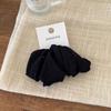 4 Pieces A Set Soft High Elastic Scrunchie Wide Edge Seam Free Hair Rope Simple Retro Ponytail Rubber Band