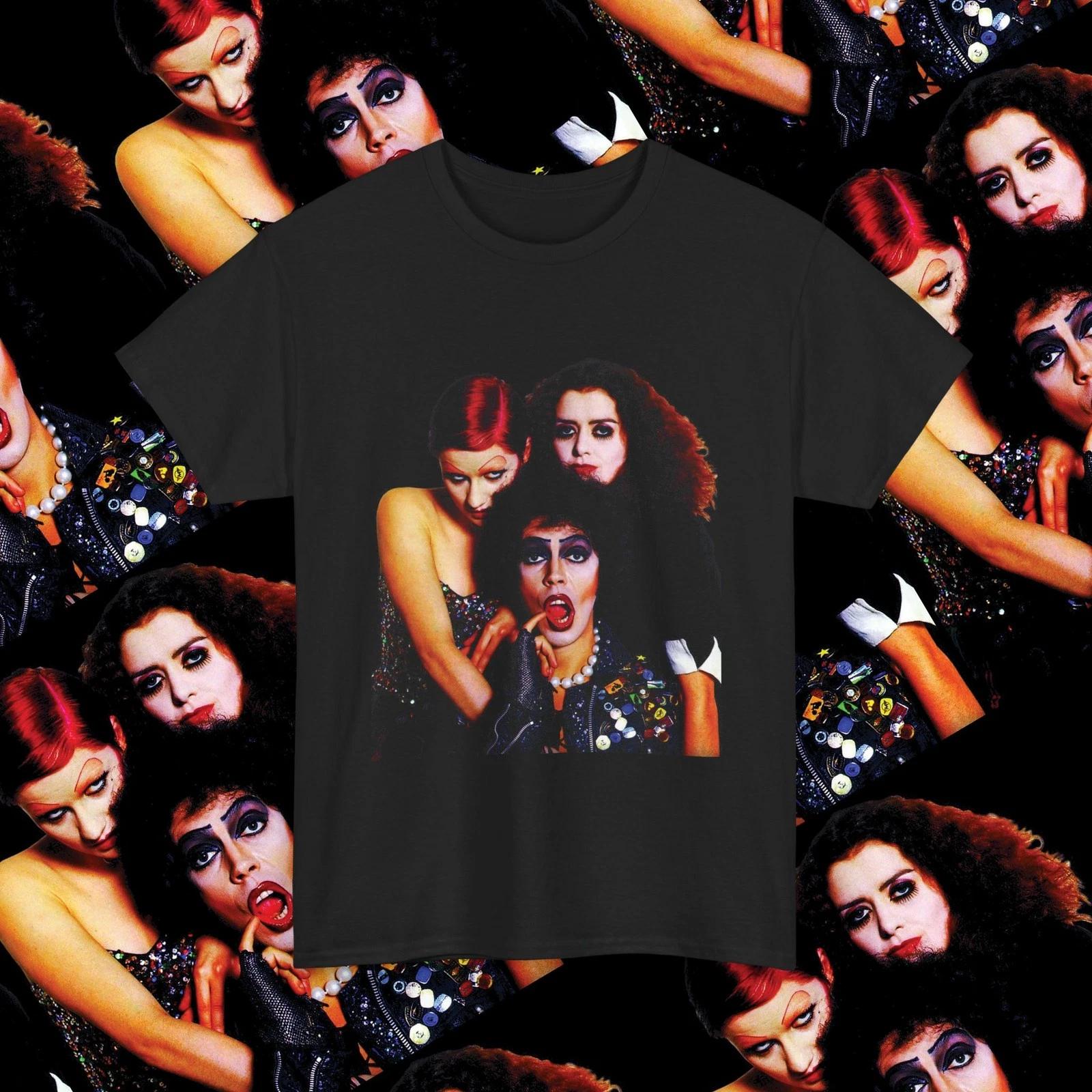Rocky Horror Picture Show Cast Photo T-Shirt, Horror Cult Classic Shirt 2XL