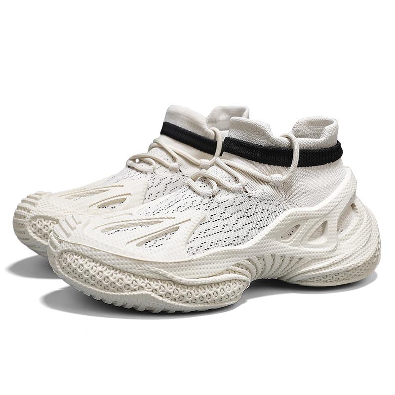 

TUINANLE Fashion Men s Autumn Sports Shoes Korean Edition Versatile Men s Casual Shoes High Top Running Sneakers 42