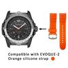NORTH EDGE Non-slip Silicone Watch Band 24mm for EVOQUE2, APACHE, GAVIA, AQUA