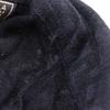 Fendi Zucca Long Sleeve Shirt Black Wool Women Used
