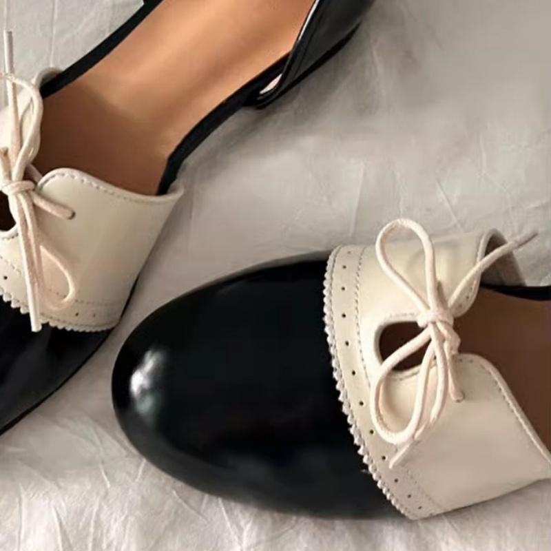Fashion Japanese Retro Style Shallow Mouth Flat Shoes 2025 Mary Jane New Fashion Elegant Concise Round Toe Thick Heels Women Shoes