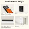 Power Strip Holder Desk Charging Cable Organizer Wall-Hanging Plug Fixer Self-Adhesive Storage Holders