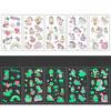 5/10Sheets Luminous Tattoo Anime Stickers Toy Children Body Art Temporary Fake Tattoos Waterproof Cartoon Unicorn Animal Mermaid