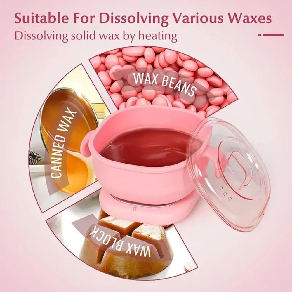 Depilator Foldable Wax Heater Heating Melting Silicone Wax Warmer  Beauty Care