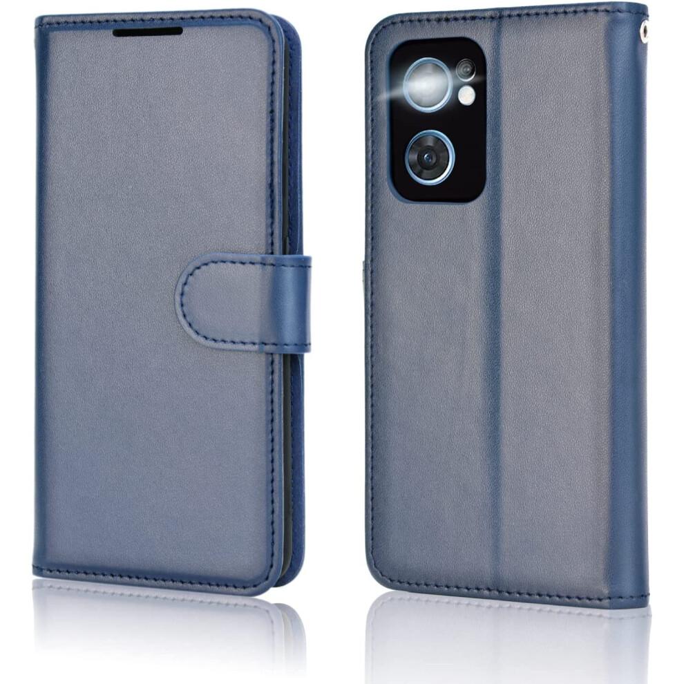 Leather Wallet Case for Oppo Find X5 Lite 5G, Flip Protective Case Cover with Wallet Card Holder, Stand & Wrist Strap...