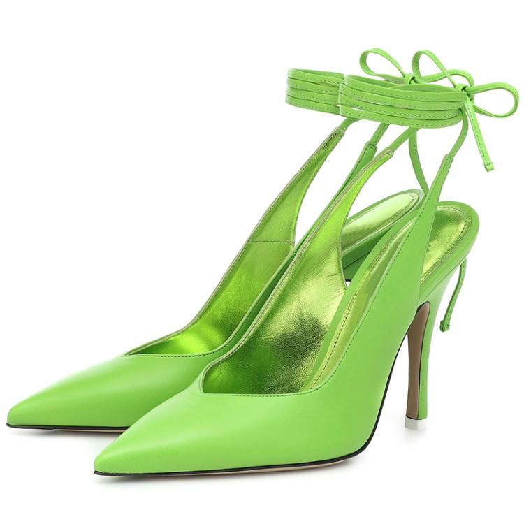 Женские туфли цвета фуксии с ремешками на щиколотке с узким ремешком на пятке Сексуальные — фото 4